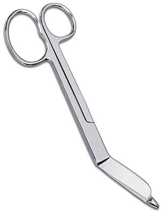 Prestige 7.25 Inches Bandage Scissor with One Large Ring