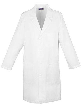 PU Made To Order Unisex Snap Front Long Lab Coat-PU-1024