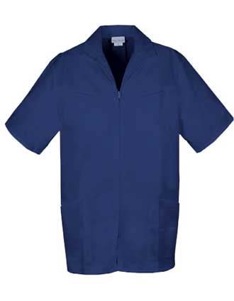 PU Made To Order Men's Two Pocket Zip Front Medical Scrub Jacket-PU-6100