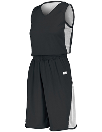 Russell Ladies Undivided Single Ply Reversible Shorts