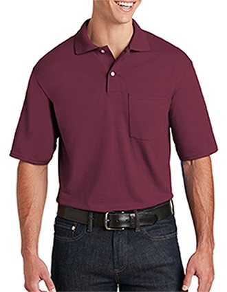 JERZEES SpotShield Quarter Ounce Jersey Knit Sport Shirt with Pocket