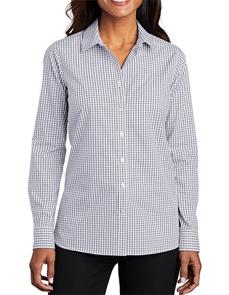 Port Authority Women's Broadcloth Gingham Easy Care Shirt