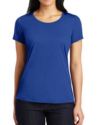 Sport Tek  Ladies PosiCharge Competitor Cotton Touch Scoop Neck Tee