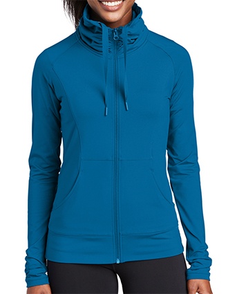 Sport-Tek Women's Sport-Wick Stretch Full-Zip Jacket