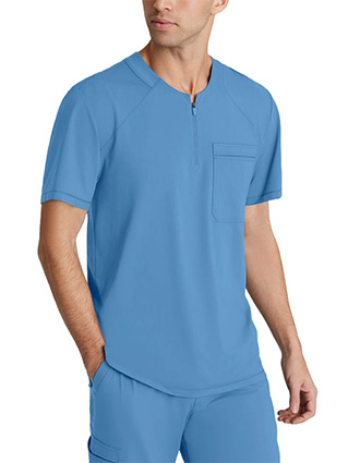 Skechers Men's Flex Curved Neck Scrub Top
