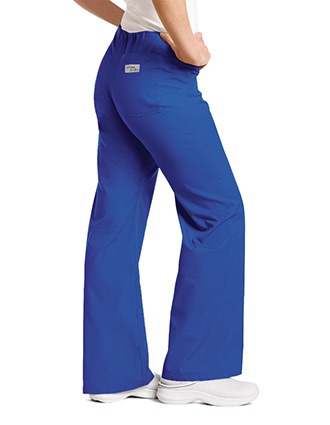 Urbane Women Low Rise Drawstring Boot Cut Tall Medical Scrub Pants