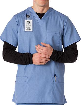 White Swan Men's Fundamentals Everything Scrub Top