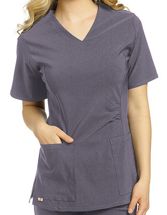 White Cross Inspire Women's Solid Mock wrap Top