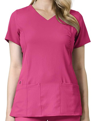 Wonder Wink Women Easy Mock Wrap Top