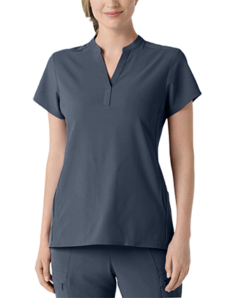 WonderWink Renew Women's Mandarin Collar Scrub Top