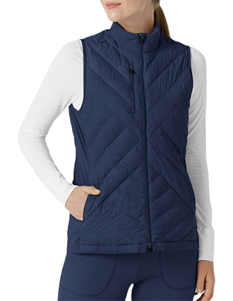 WonderWink Women's Quilted Scrub Vest