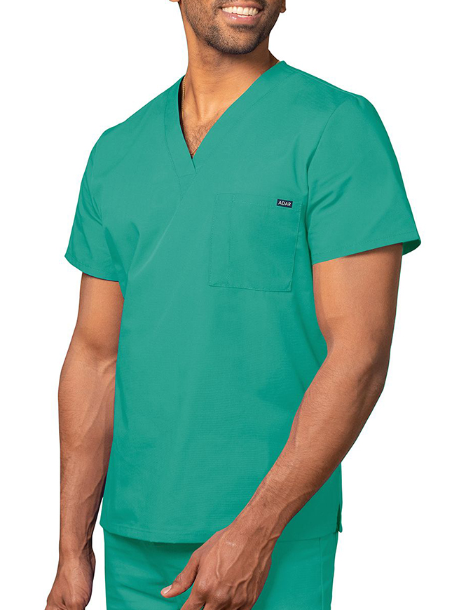 Adar Unisex Single Pocket V-Neck Nursing Scrubs