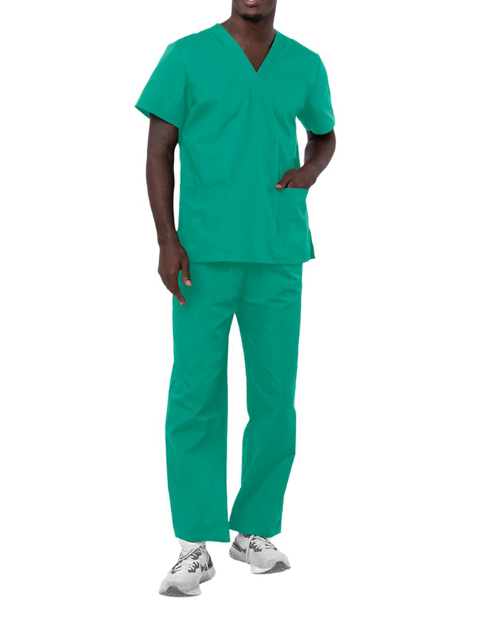Adar Uniform Unisex Basic Nurse Scrub Set