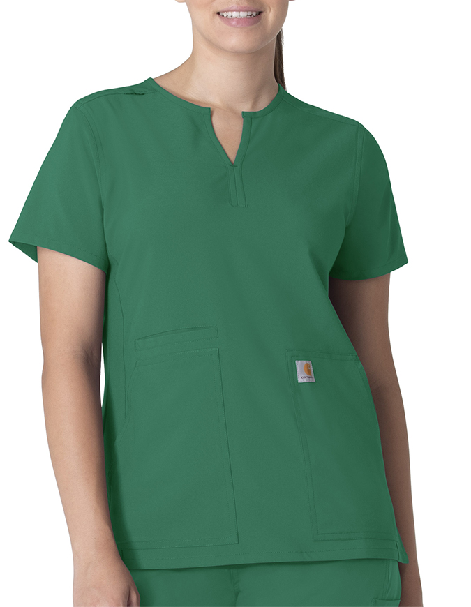 Carhartt Women's Notch Neck Tunic Scrub Top