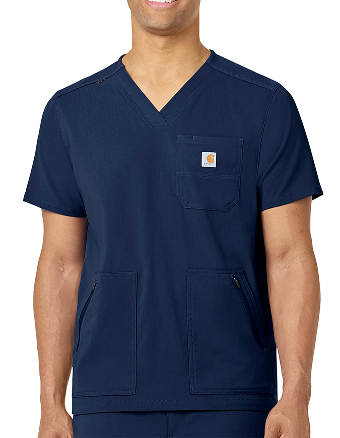 Carhartt Men's Zip Pocket Scrub Top