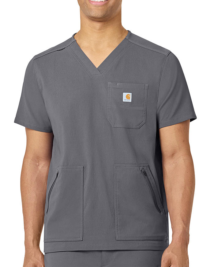 Carhartt Men's Zip Pocket Scrub Top