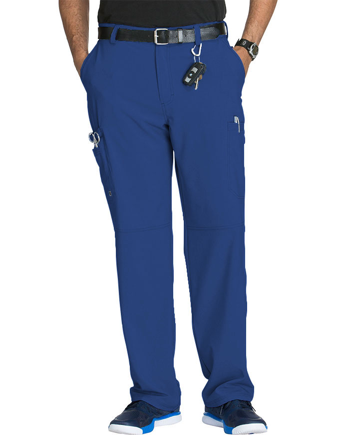 Cherokee Infinity Mens Antimicrobial Fly Front Cargo Pant