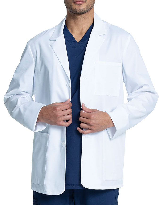 Cherokee Project Lab Men's Fit Consultation Length Lab Coat