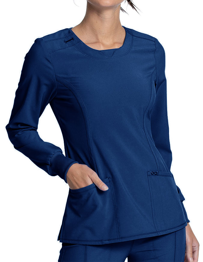 Cherokee Infinity Women's Contemporary fit, long sleeve V-neck top