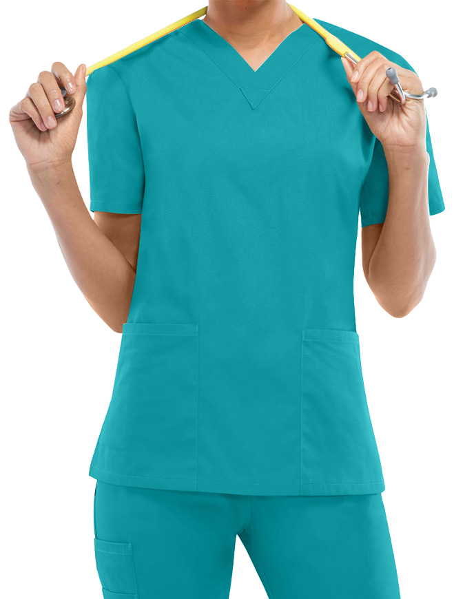 Dickies EDS Women's V-Neck Nursing Scrub Top