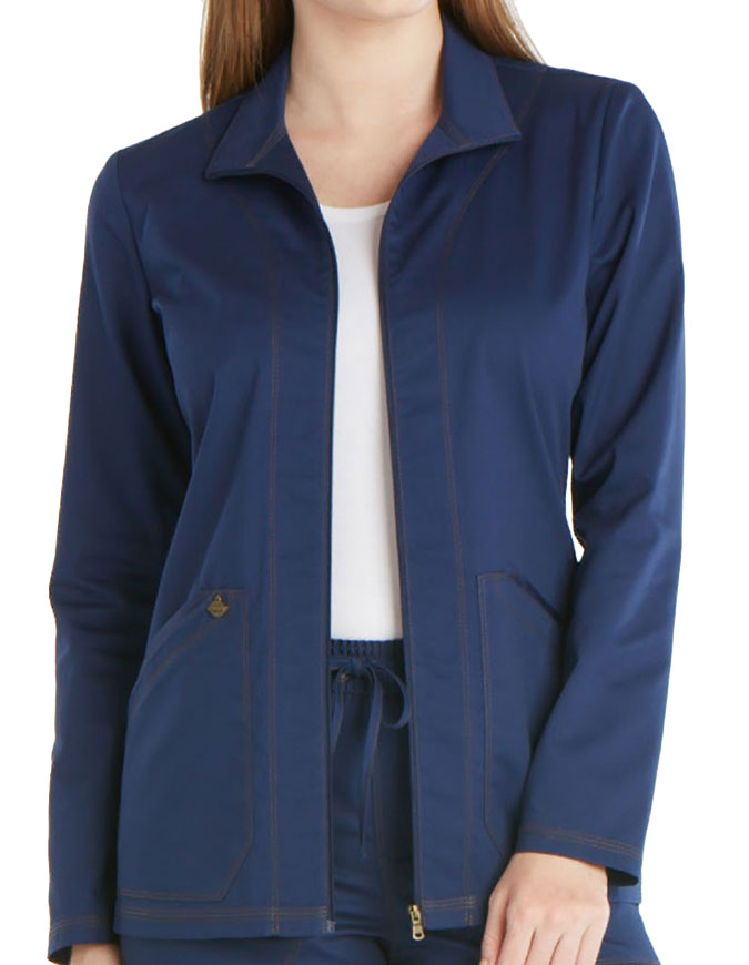 Dickies Essence Women's Zip Front Warm-up Jacket