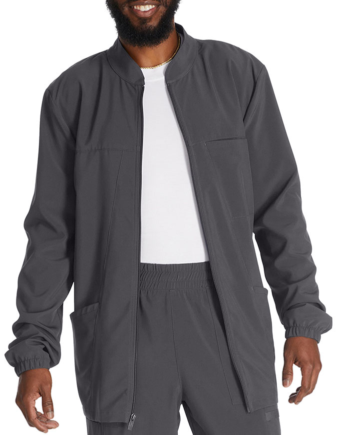 Dickies EDS Essentials Men's Zip Front 3 Pocket Scrub Jacket