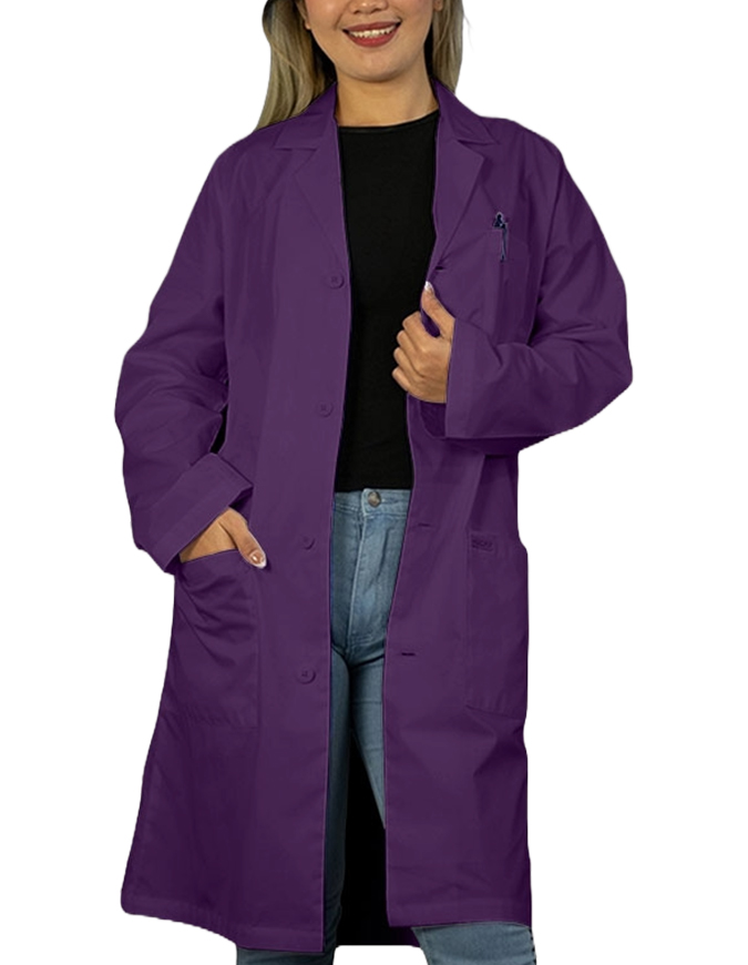Heedfit Unisex Classic 3 Pockets Long Lab Coat