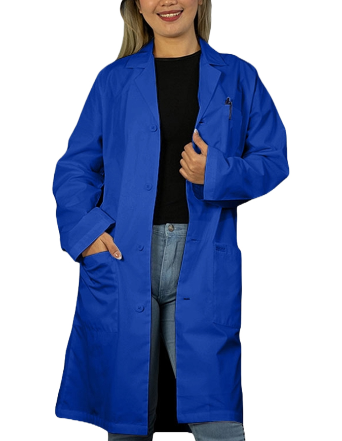 Heedfit Unisex Classic 3 Pockets Long Lab Coat