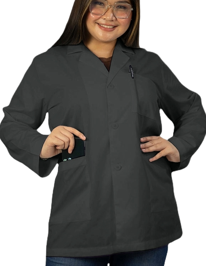 Heedfit Unisex Three Pockets 31 Inches White Lab Coat