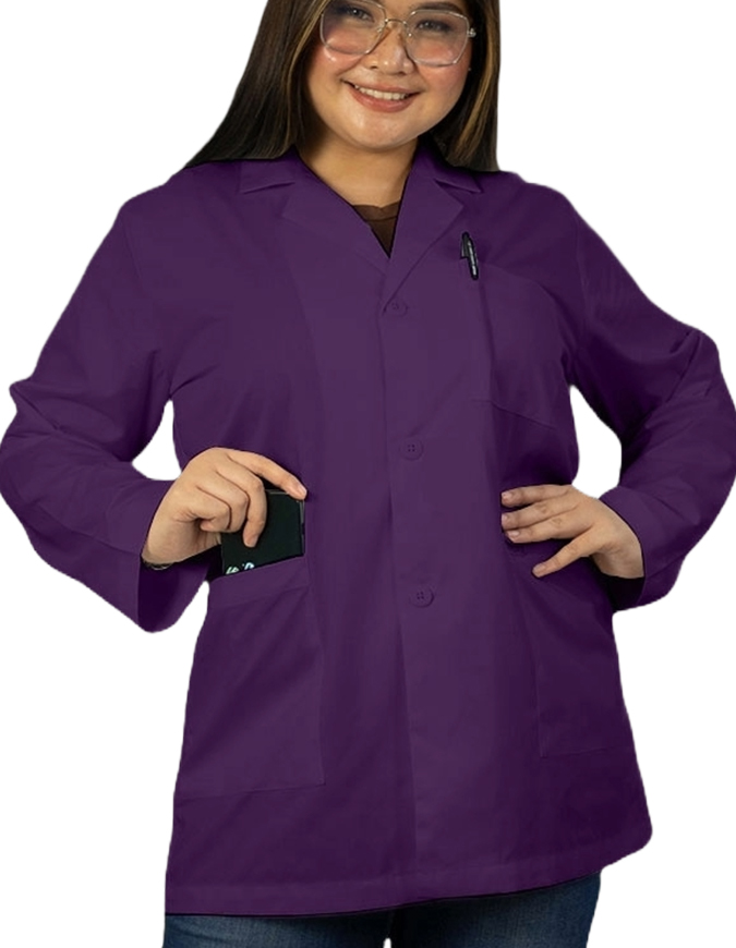 Heedfit Unisex Three Pockets 31 Inches White Lab Coat