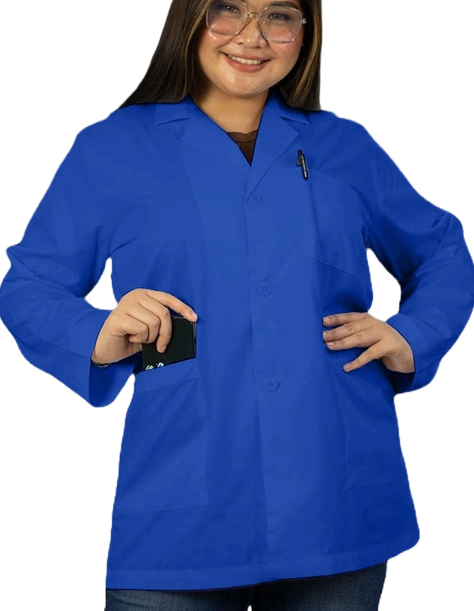 Heedfit Unisex Three Pockets 31 Inches White Lab Coat
