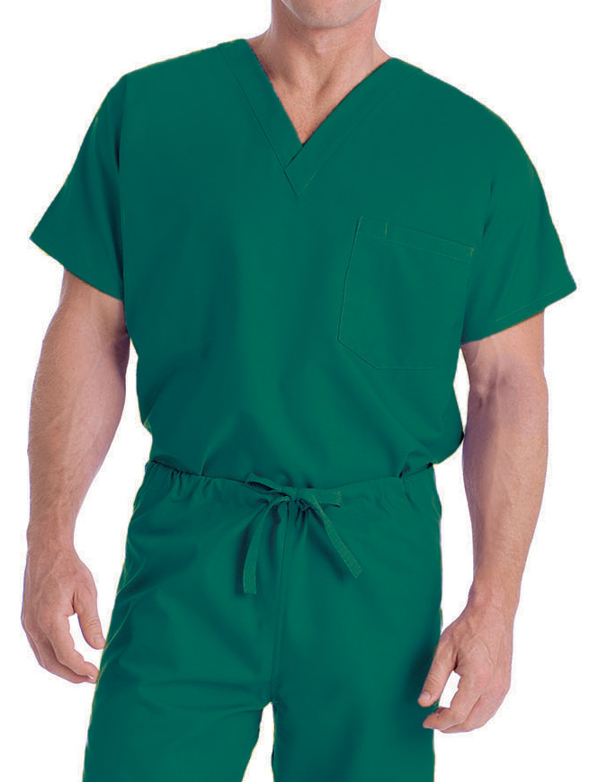 Landau Unisex Two Pocket V-Neck Reversible Tall Nurses Scrub Top