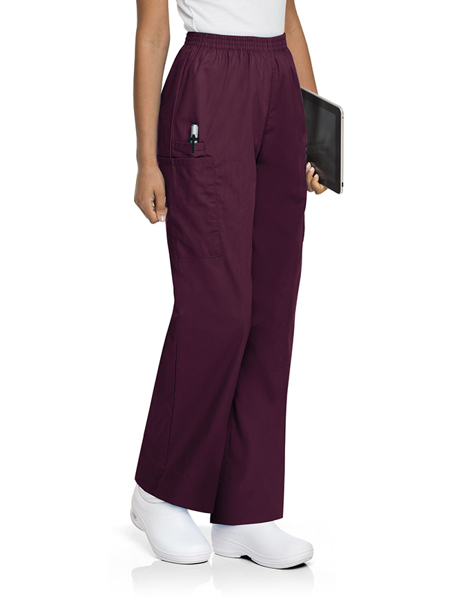 Landau Womens Tall Pull-on Elastic Waistband Medical Scrub Pants