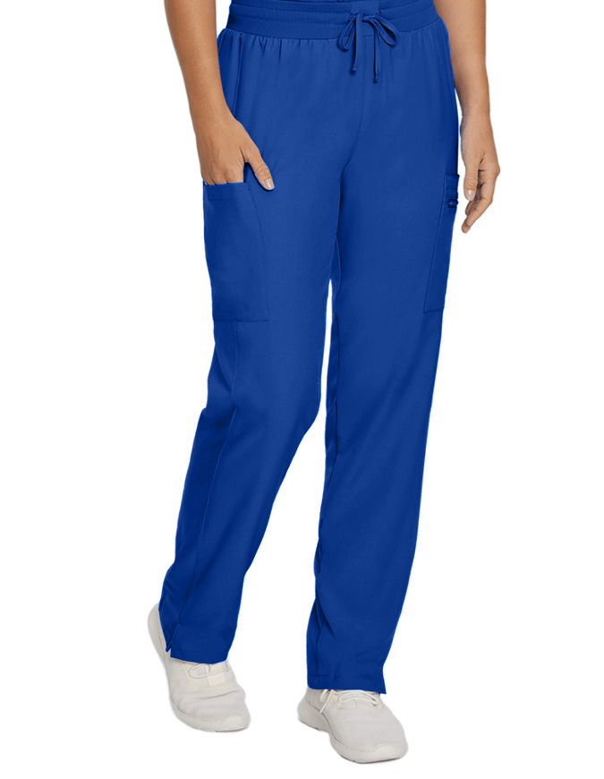 Landau Forward Women's Straight Leg Cargo Petite Scrub Pant
