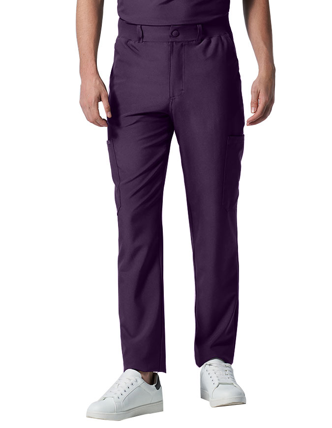 Landau Forward Men's Tapered-Leg Cargo Scrub Short Pants
