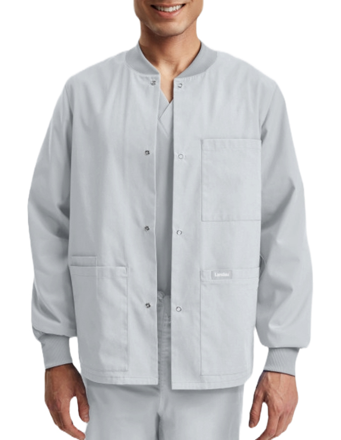 LANDAU ESSENTIALS UNISEX WARM-UP SCRUB JACKET