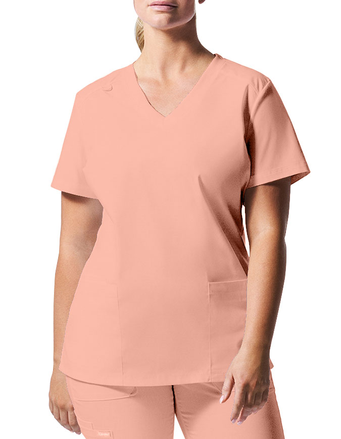 Landau ProFlex Women's 3 Pocket V-Neck Scrub Top