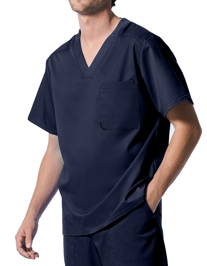 Landau ProFlex Men's 2 Pocket V-Neck Scrub Top