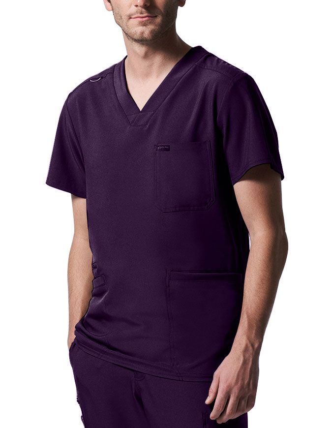 Landau Forward Men's 4-Pocket V-Neck Scrub Top
