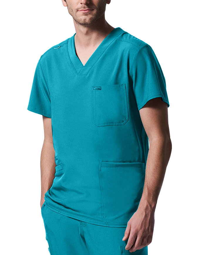 Landau Forward Men's 4-Pocket V-Neck Scrub Top