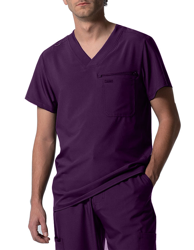 Landau Forward Men's 2-Pocket V-Neck Scrub Top