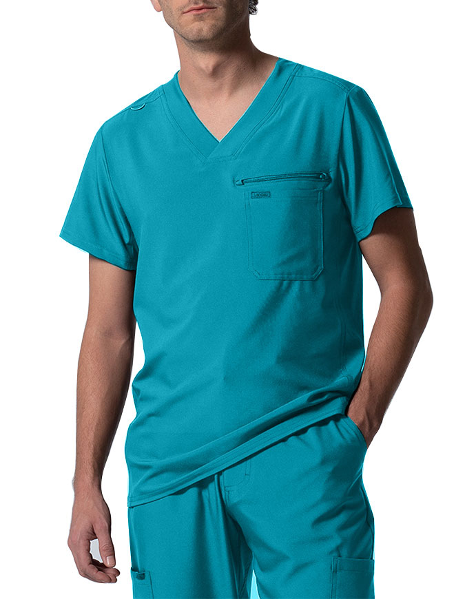 Landau Forward Men's 2-Pocket V-Neck Scrub Top