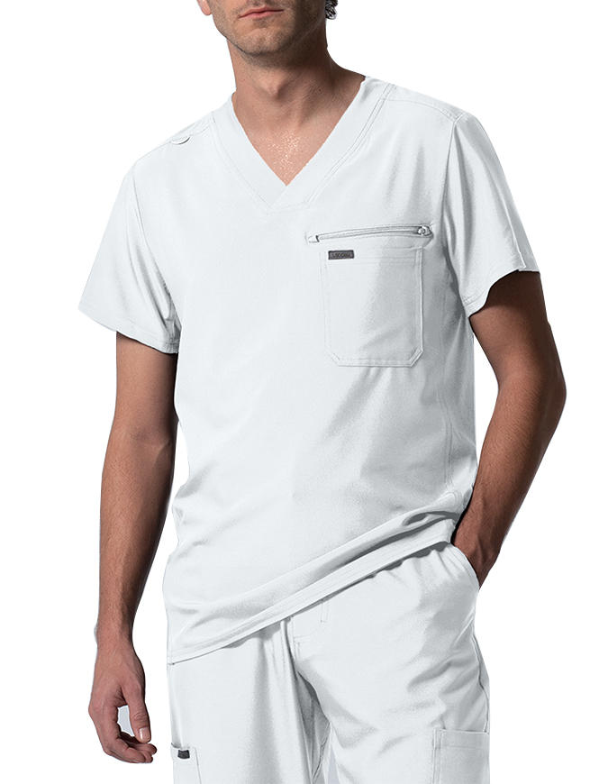 Landau Forward Men's 2-Pocket V-Neck Scrub Top