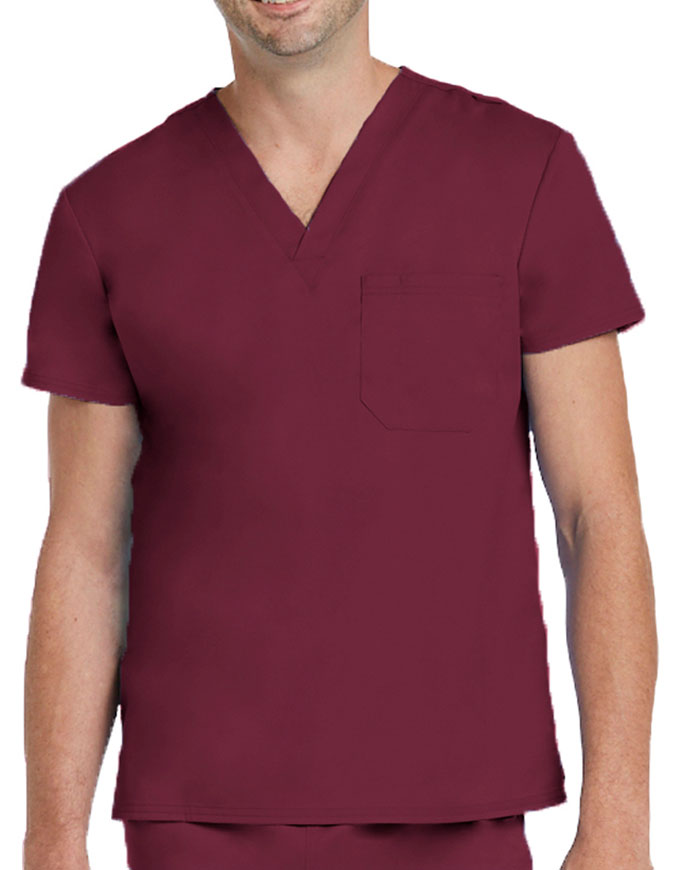 Maevn Matrix Unisex V-Neck Solid Scrub Top