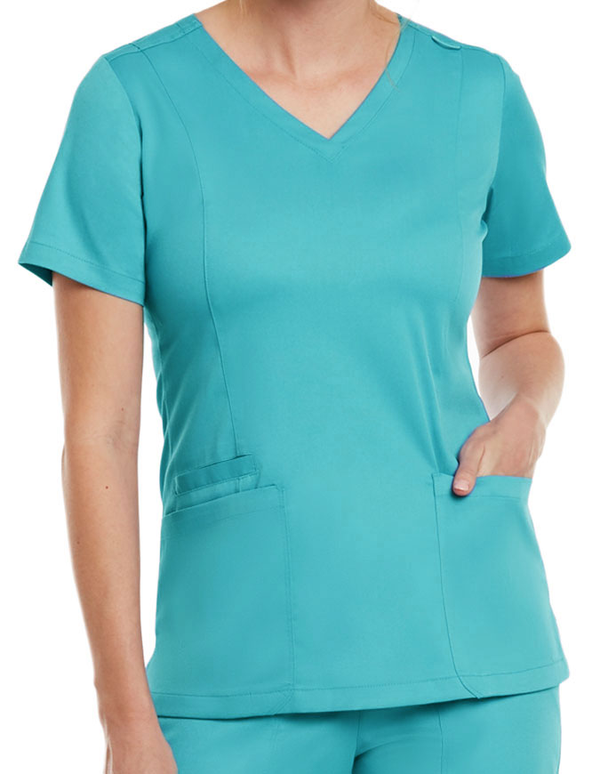 Maevn Matrix Women's Both Side V-Neck Top