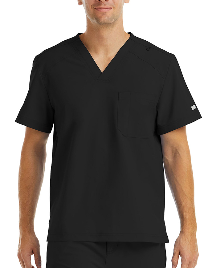 Maevn Momentum Men's Chest Pocket V-Neck Scrub Top