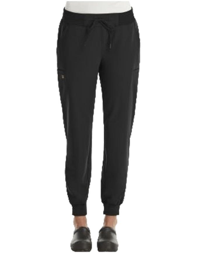 Maevn Women's Mid Rise Convertible Drawcord Jogger Pant