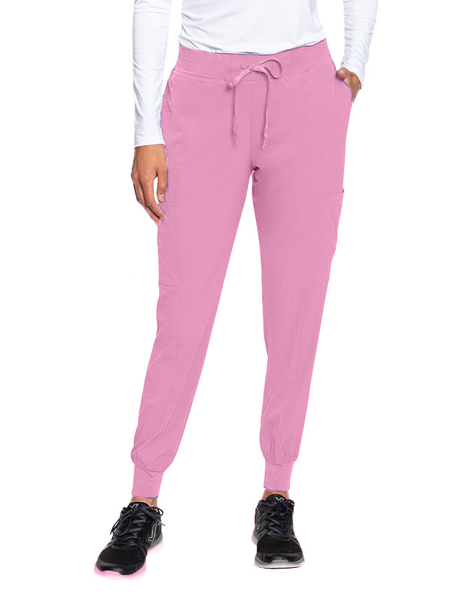 Med Couture Peaches Women's Seamed Jogger Scrub Tall Pant