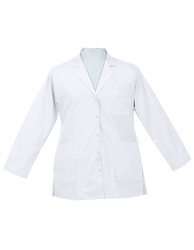 Panda Uniform Women's 32 Inch Snap Front Lab coat