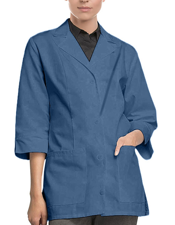 Panda Uniform Women's 30 Inch length Colored Imported Lab Coat